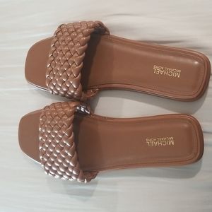 Used Michael Kors sandals,  size 8.5, Brown